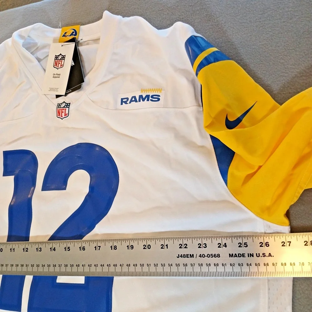 Nike Vapor FUSE Los Angeles Rams Puka Nacua #17 Jersey White Dri-Fit Men's XXL